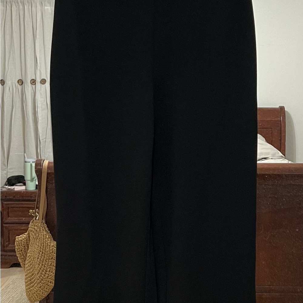 Black Strapless Jumpsuit